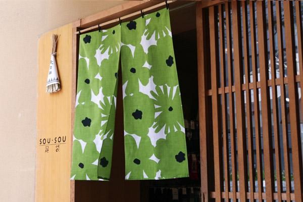 ISE棉花Tenugui Noren 2宽度/OOKA