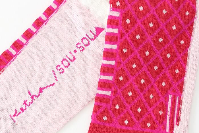 分趾襪(腳踝長度)/鯉魚旗 深紅色 【男・女性用】