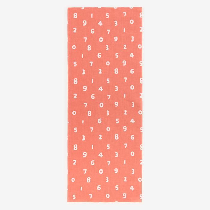 伊勢木綿 textile手ぬぐい/SO-SU-U 鴇色(ときいろ)