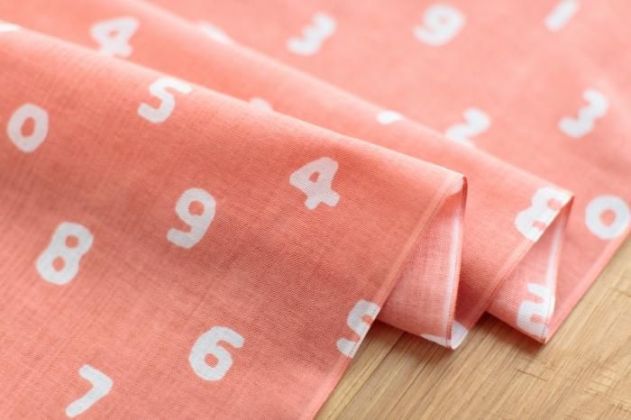 伊勢木綿 textile手ぬぐい/SO-SU-U 鴇色(ときいろ)