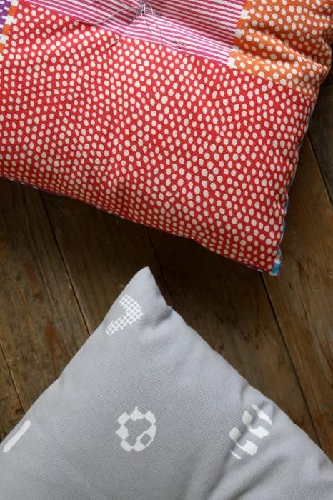 SOU・SOUKyoto Cushion(No.8 Canvas)/Lines and Dots Miyabi【※Delivery in 3 weeks】