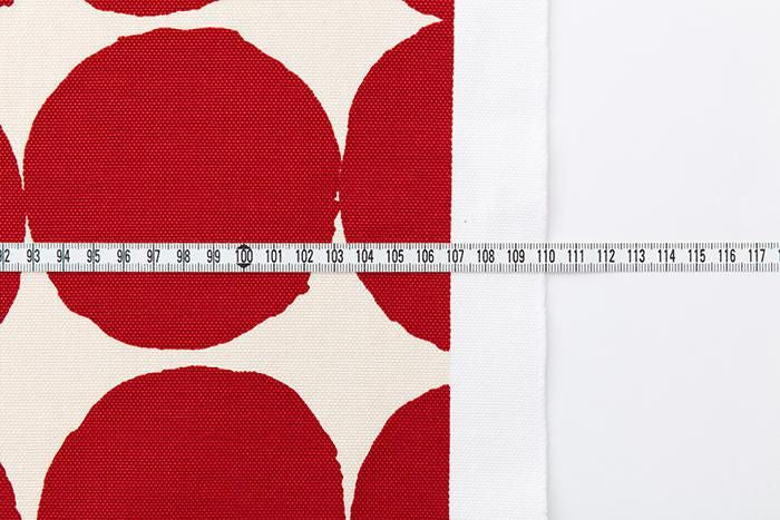 纺织品测量(8号画布) /大乳白色X深猩红色<50cm>