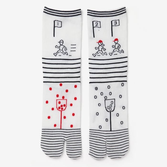 Tabi Socks (Mid-calf)/Sports Day White【Men・Women】