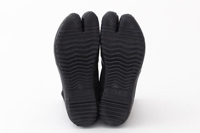 Festival Split Toe Tabi Shoes / Black×Fence