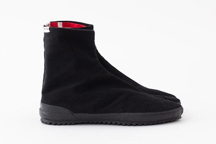 Festival Split Toe Tabi Shoes / Black×Fence