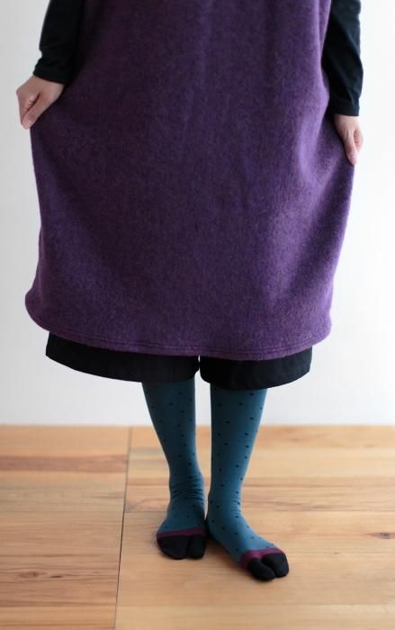 Tabi Socks(Under Knee)/Kyogen Deep Indigo【Women】