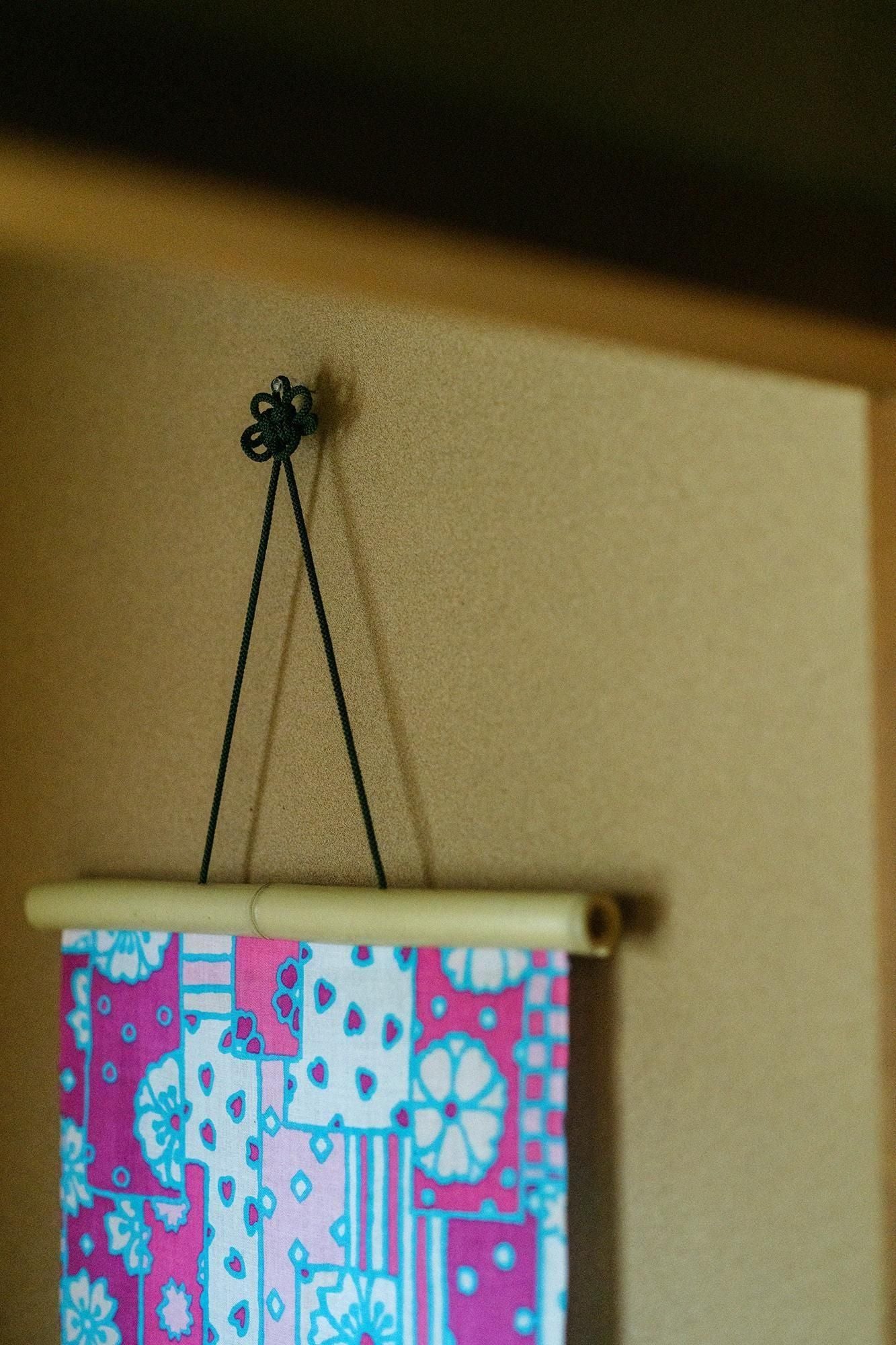 SOU・SOU×竹又 掛軸/橄欖綠