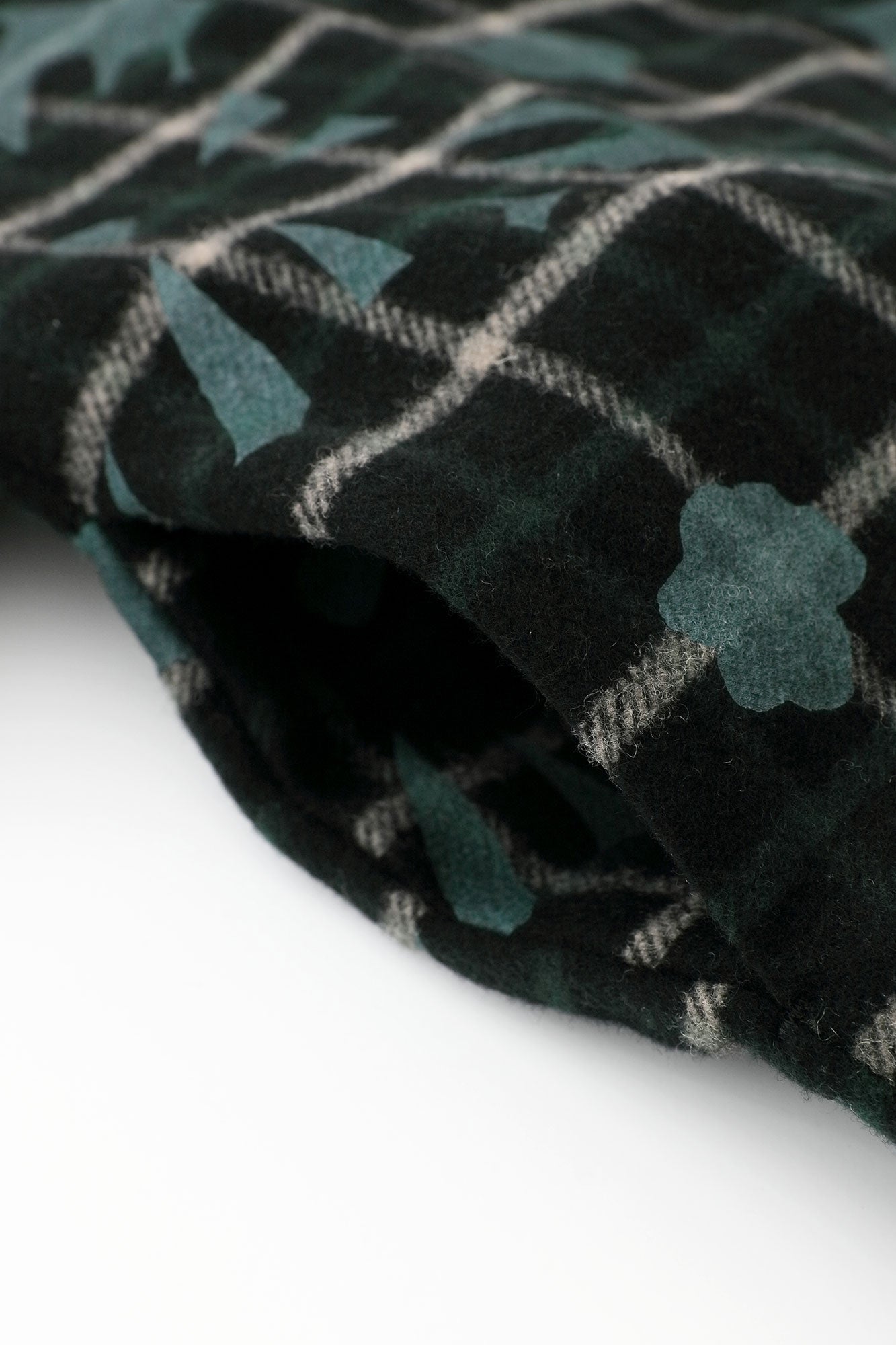 Combed Yarn Lattice Weave Naginata Sleeve Haori Long with Lining / OrakaBlack