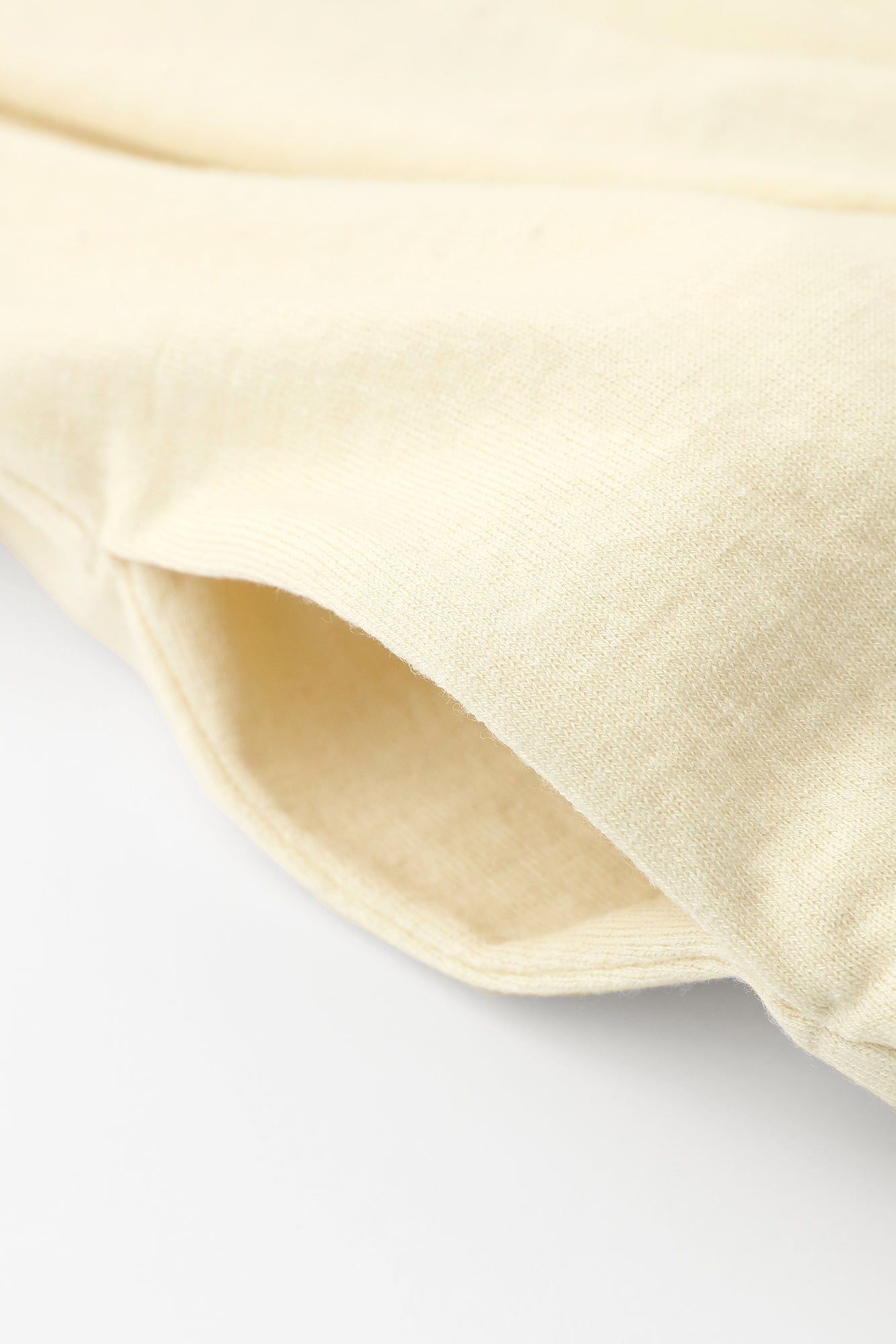 梳毛(そもう) 阿弥(あみ) 頭巾羽織(ずきんばおり) 単(ひとえ)/鳥の子色(とりのこいろ)