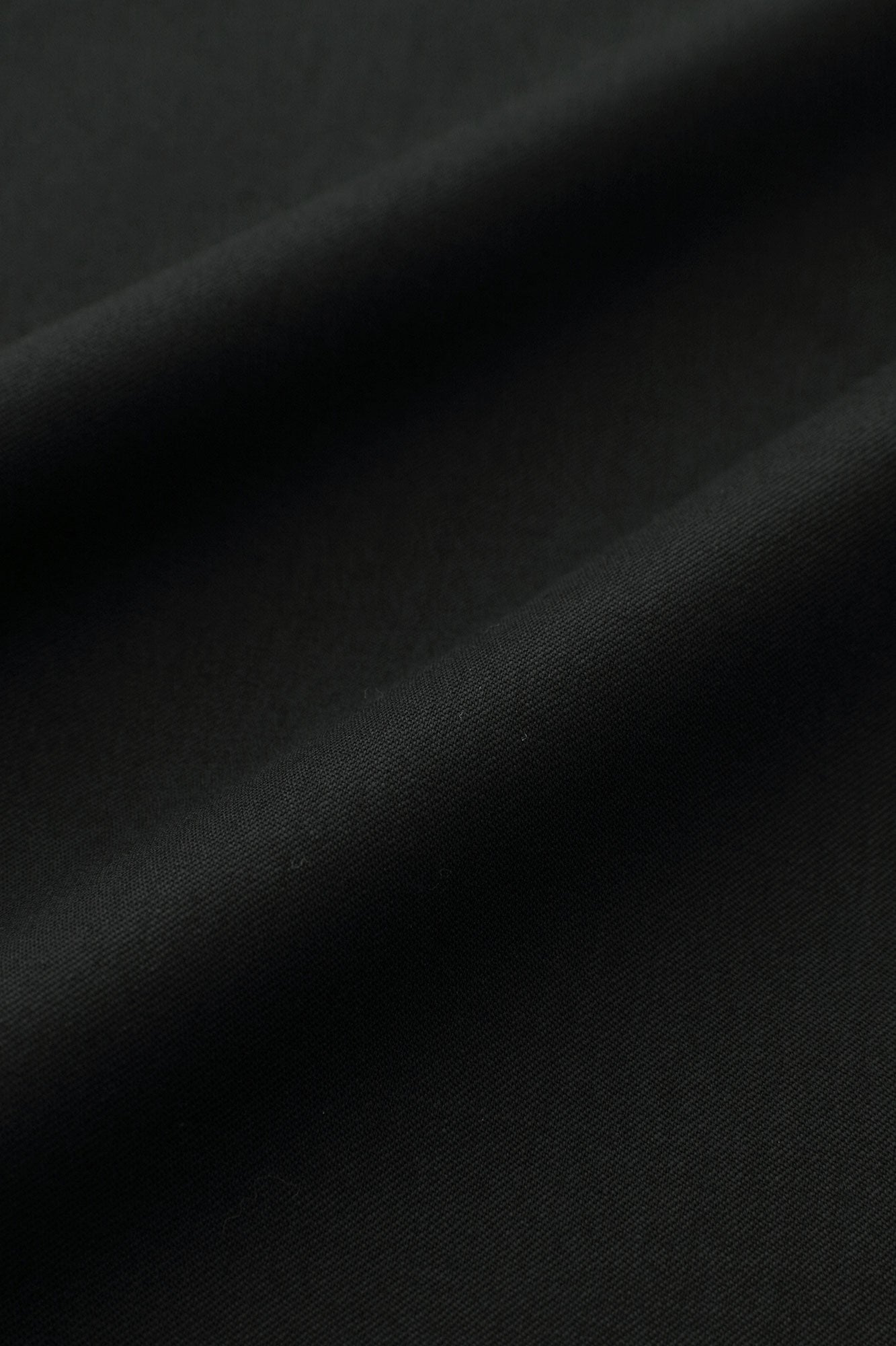 42 Count 2-ply Combed Yarn Square Sleeve Hanten Jacket Single Layer / Black