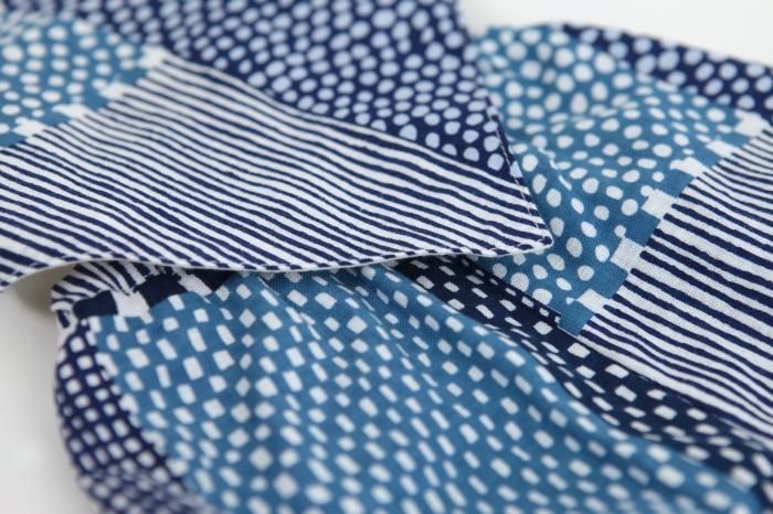 ● Isemomen Cotton Baby Kintarou / Lines and Dots Seiwa