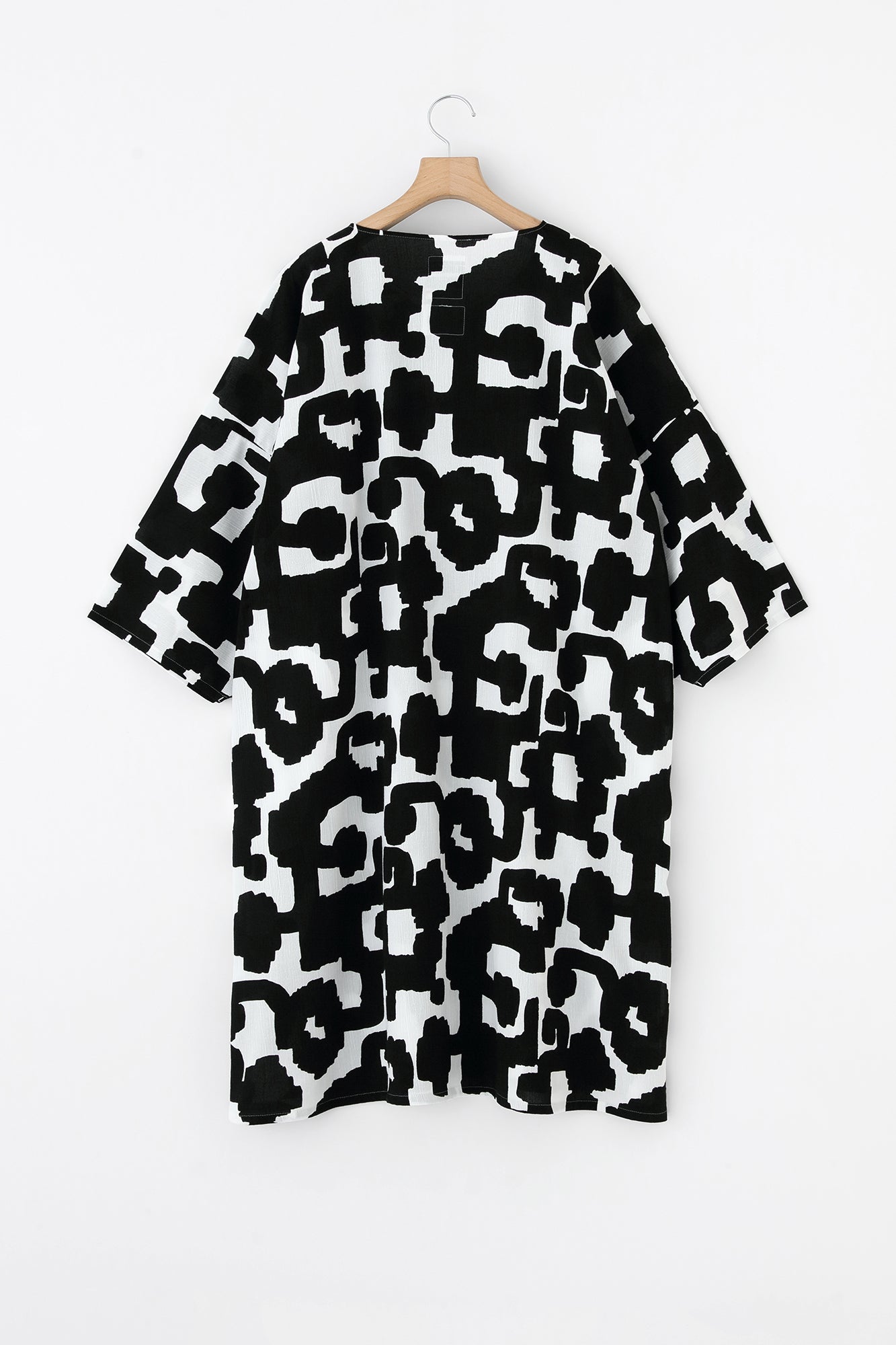 Chizimi Cotton 20/20 Naginata Rectangular Dress /Magnolia Arabesque Pattern