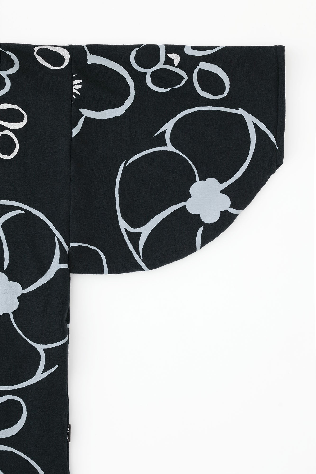 裏仿毛 針織 高領圓弧袖長方形洋裝/桃山 略 黑藍色