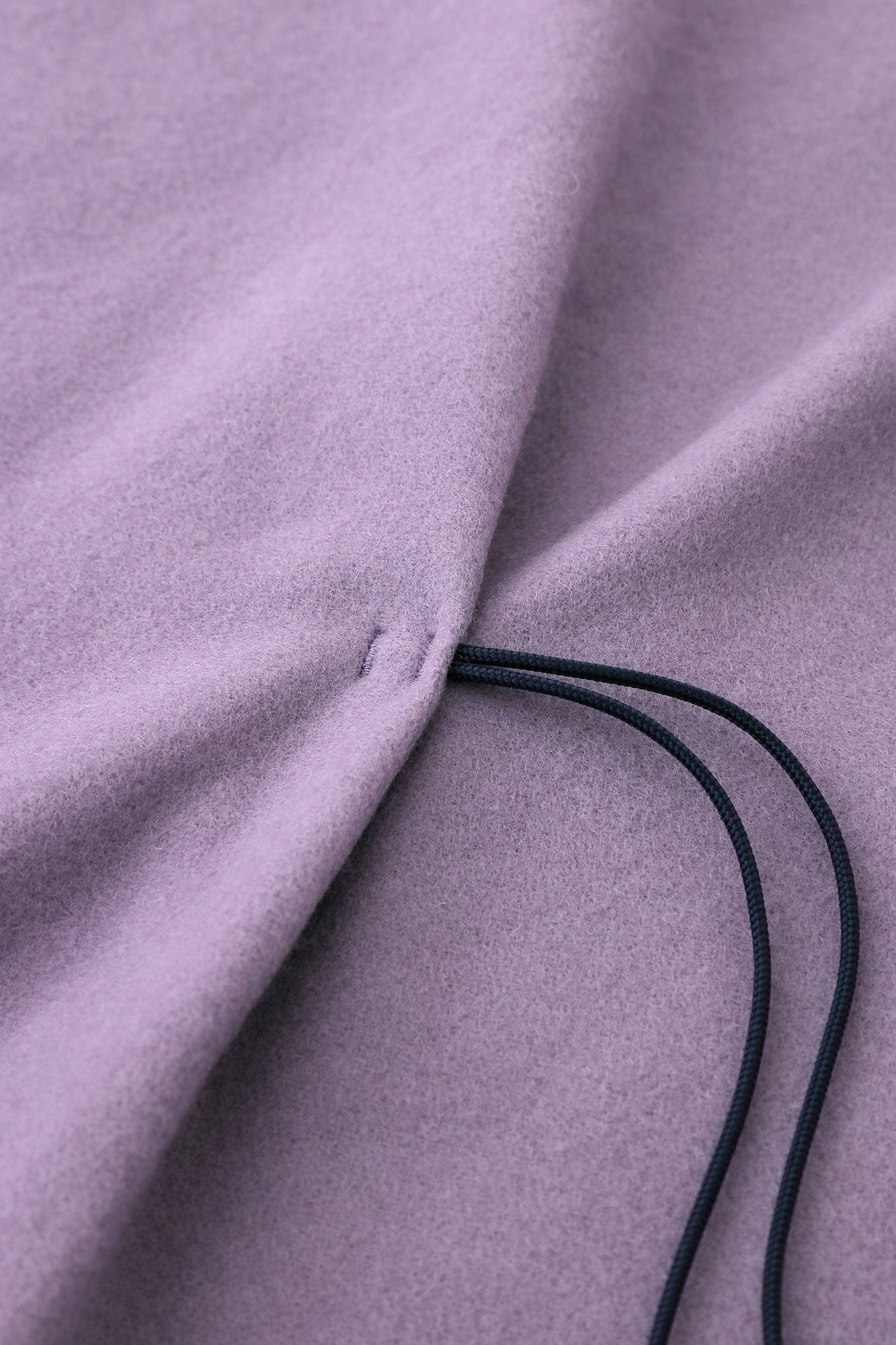 羊毛麥爾登 如月披風斗篷/紫色