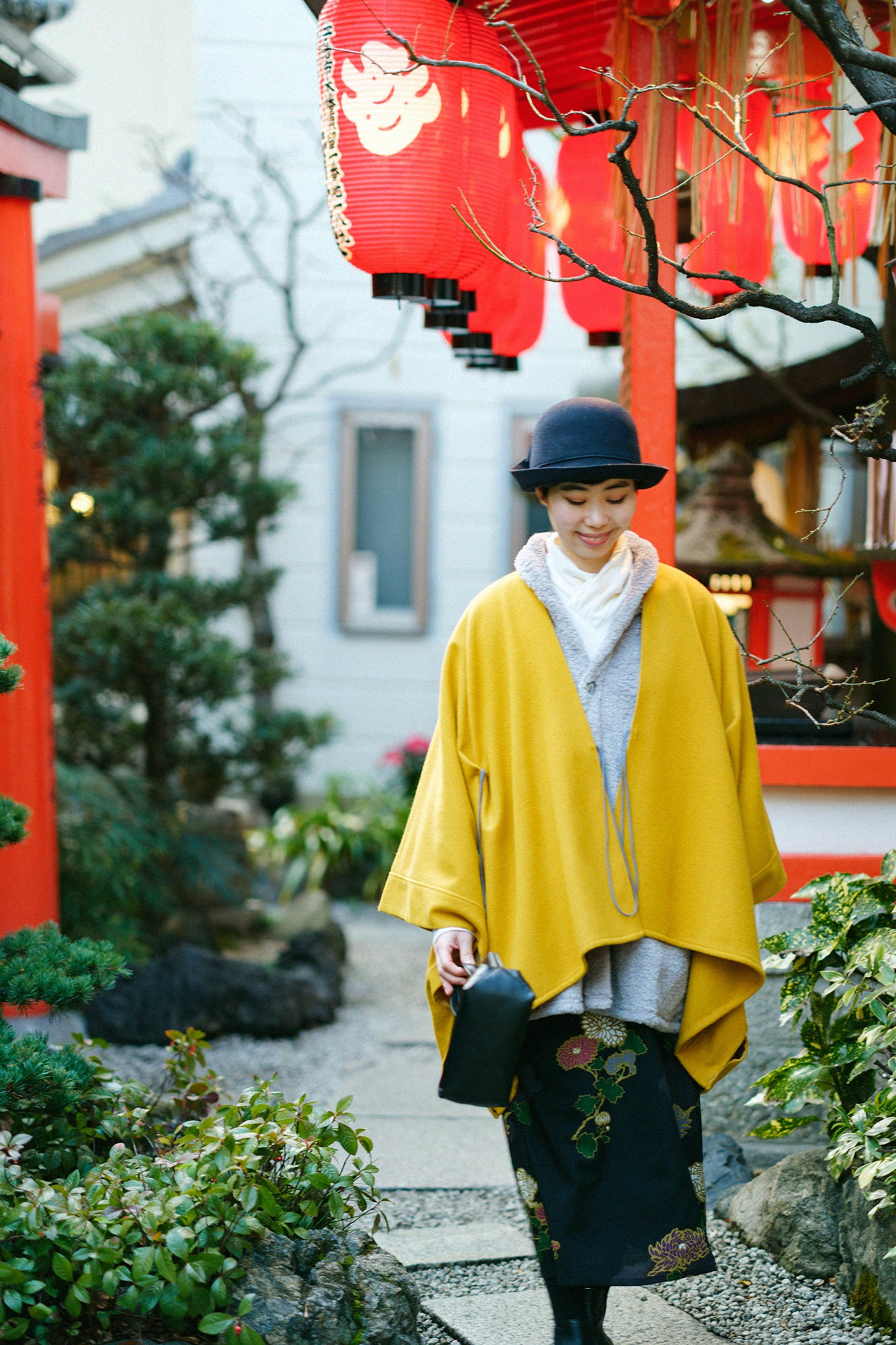 ボア 莢(さや) 単(ひとえ)/銀鼠(ぎんねず)