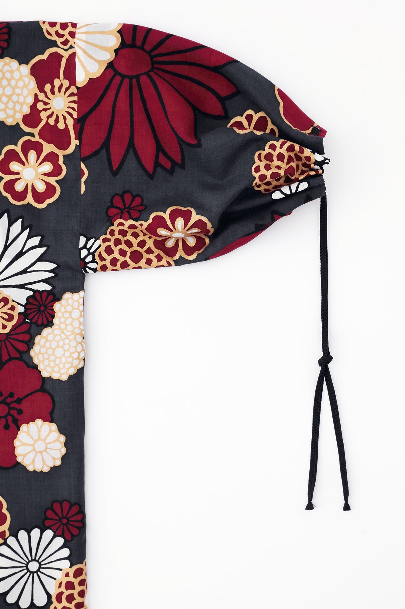 モスリン 宮中袖(きゅうちゅうそで) 可逆(かぎゃく)/桟(さん)×金襴緞子(きんらんどんす)