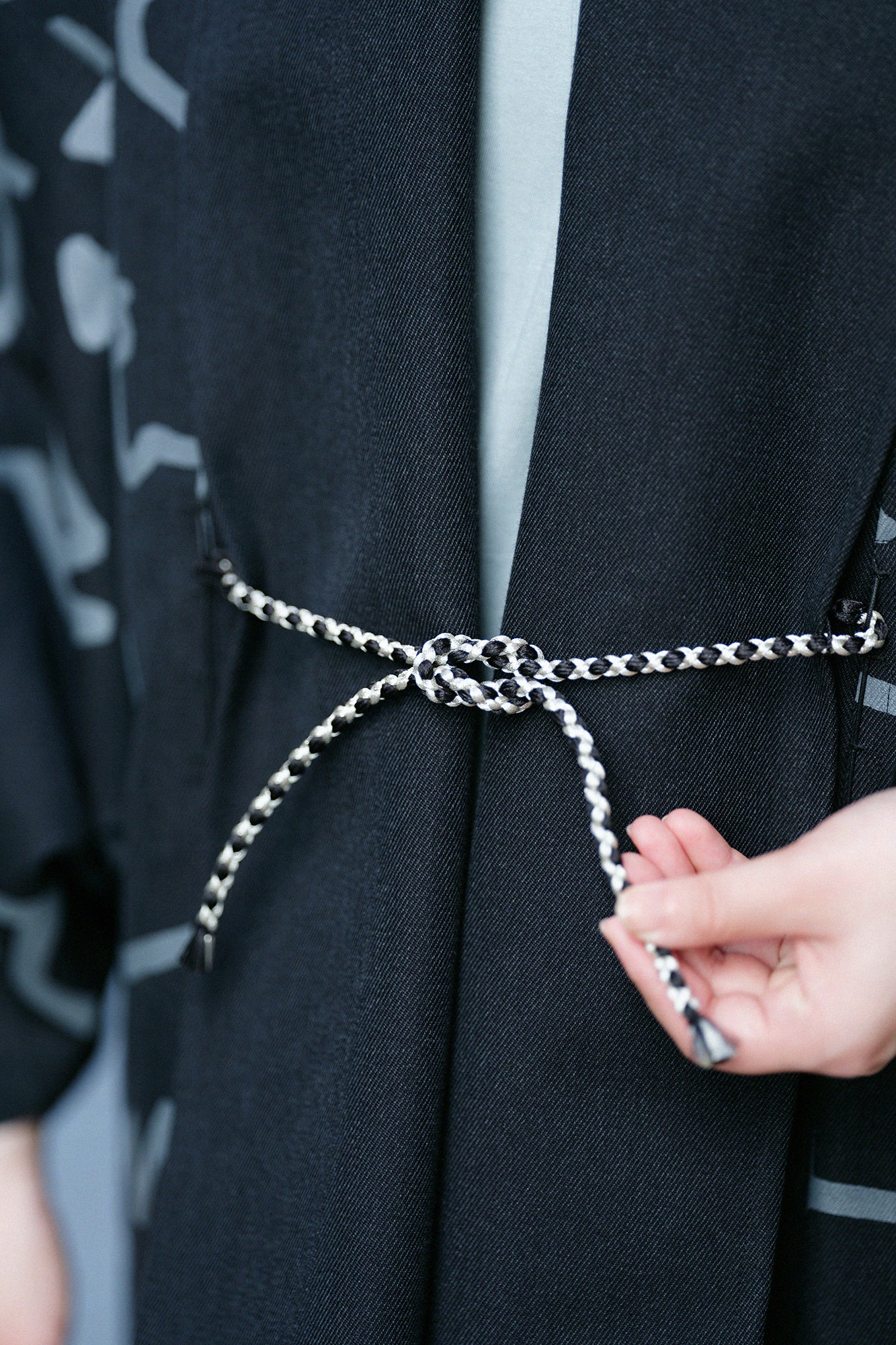 变化编织、卷袖、短袍、单人 (hitoe)/magakigikumoyo、复制 (utsushi)