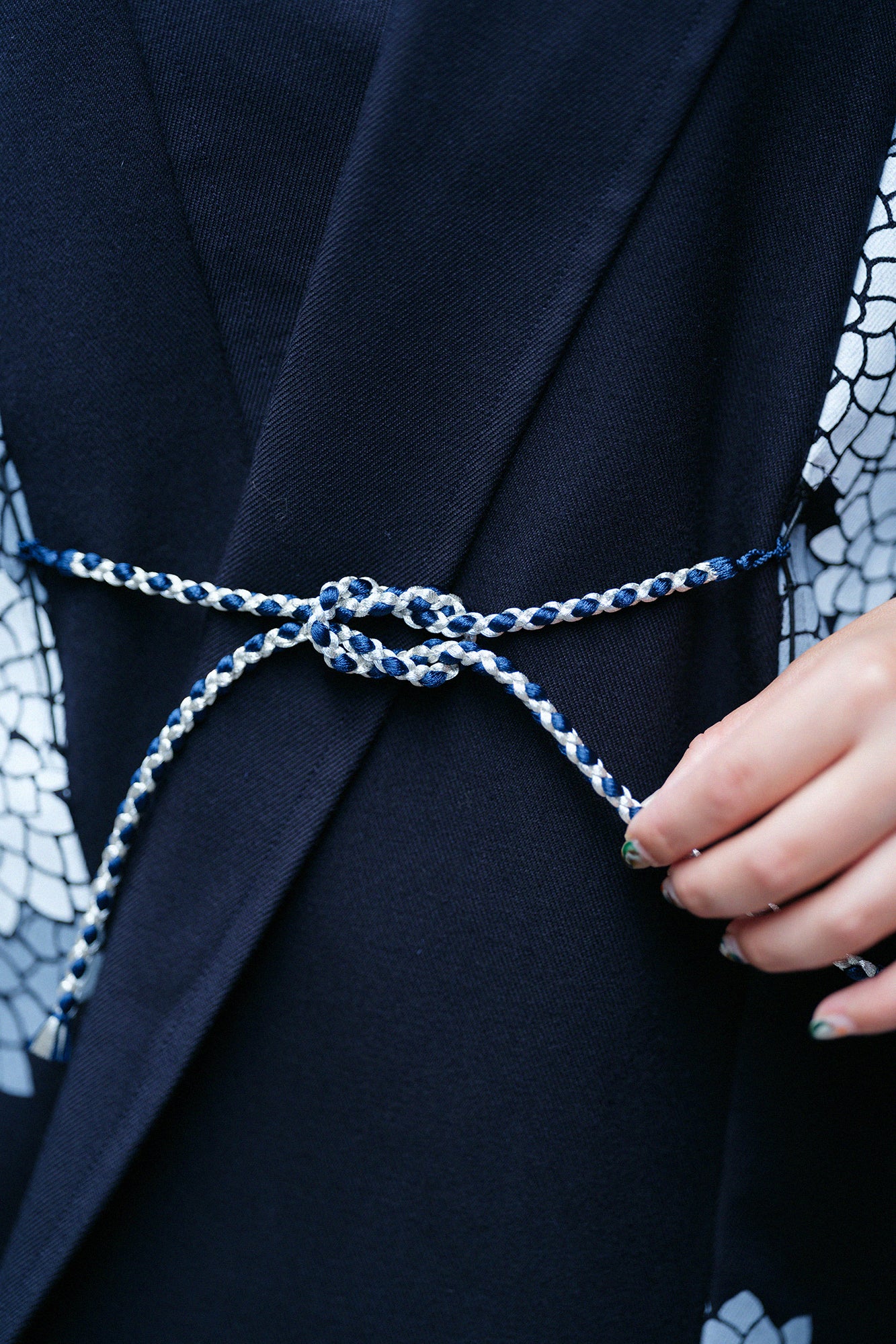 变化编织、卷袖、短袍、单人 (hitoe)/magakigikumoyo、复制 (utsushi)