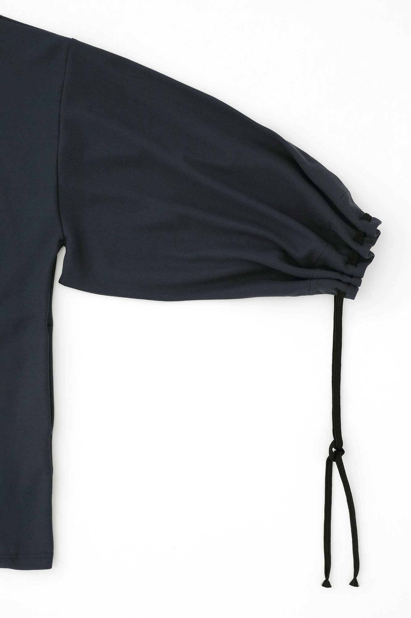 棉×Coolmax®蜂巣編 伯爵外套宫中袖/深藍色