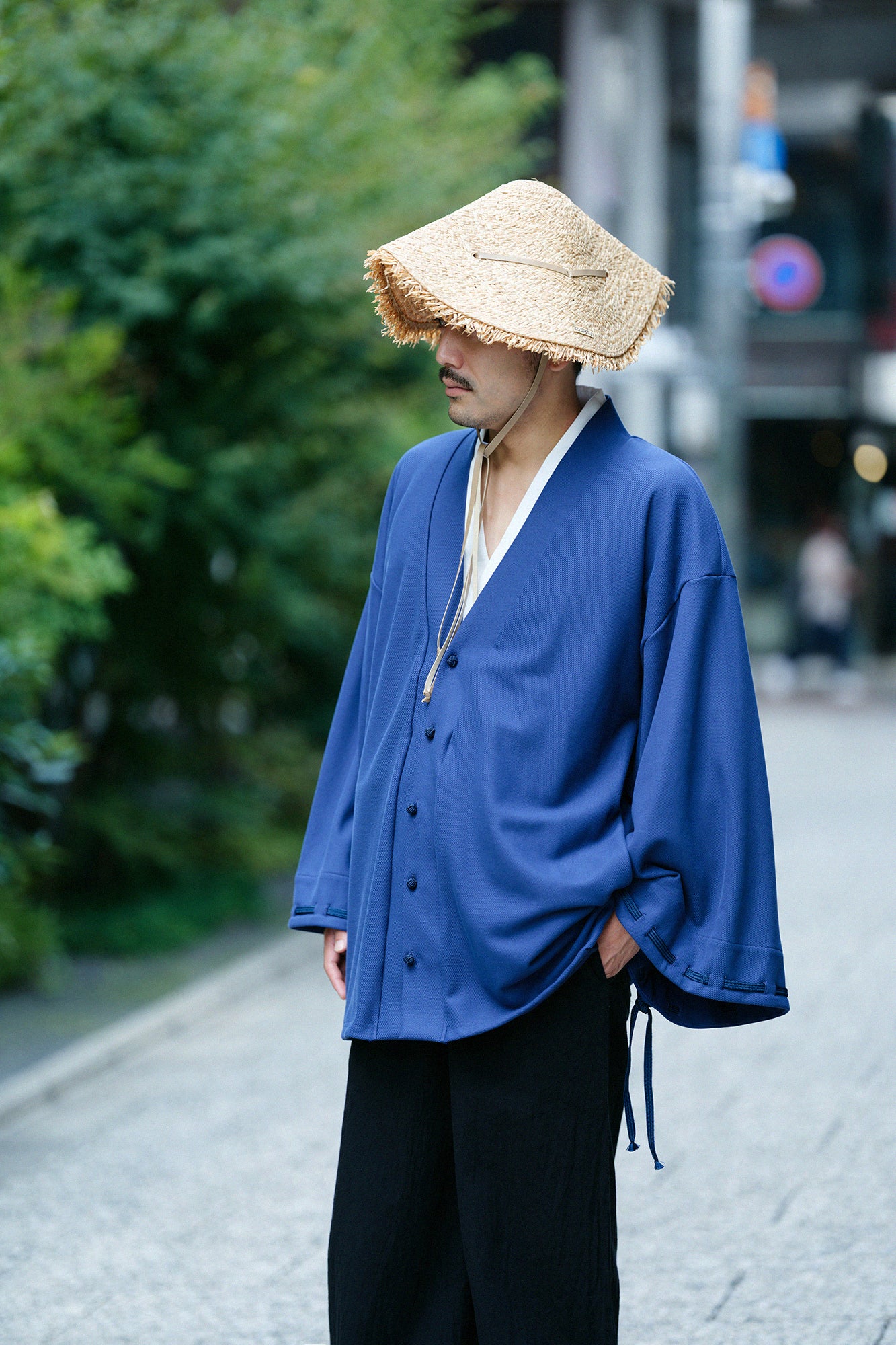 【online한정】코튼 린넨 스기아야오리 백작 바오리(Hakshakubaori) 궁중소매(Yuuuu의 경우)/연갈색