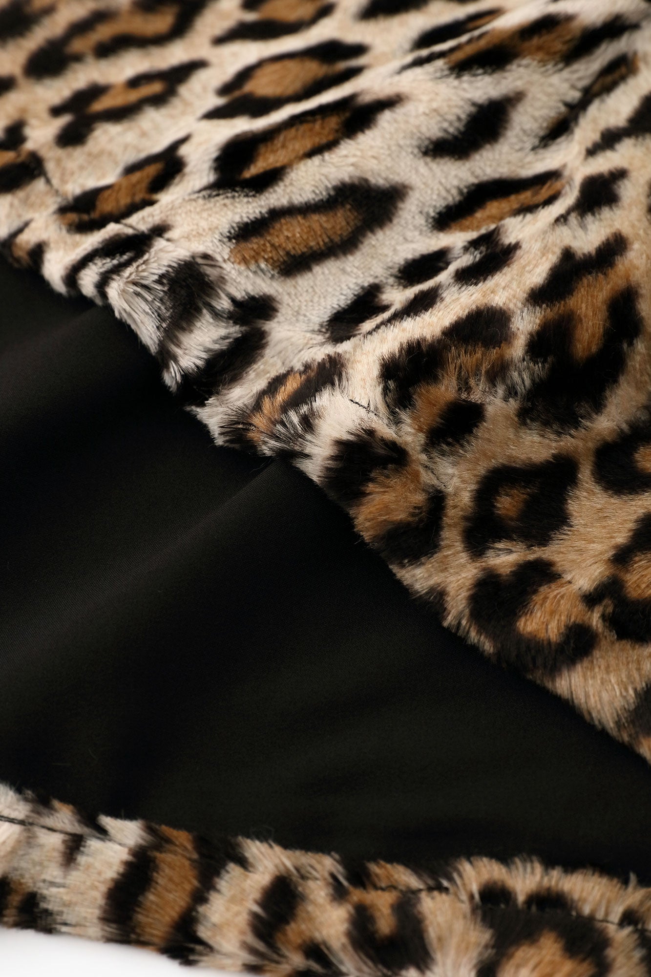 フェイクファー 唐胴衣(からどうぎ)/豹斑(ひょうまだら)