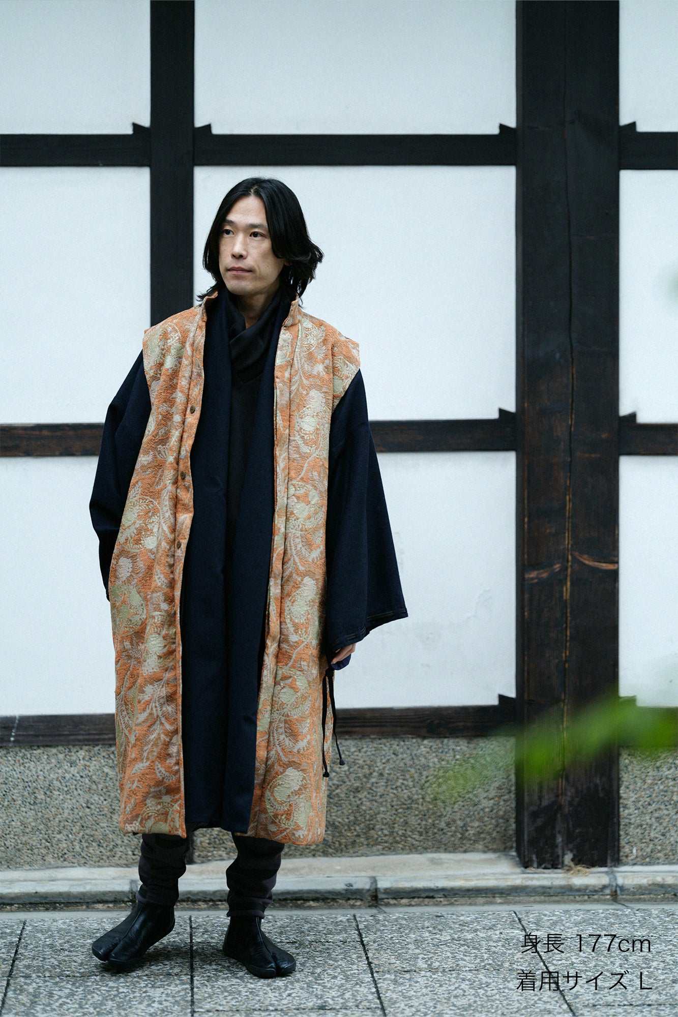 Gobelin Long Jinbaori with Lining / Somon