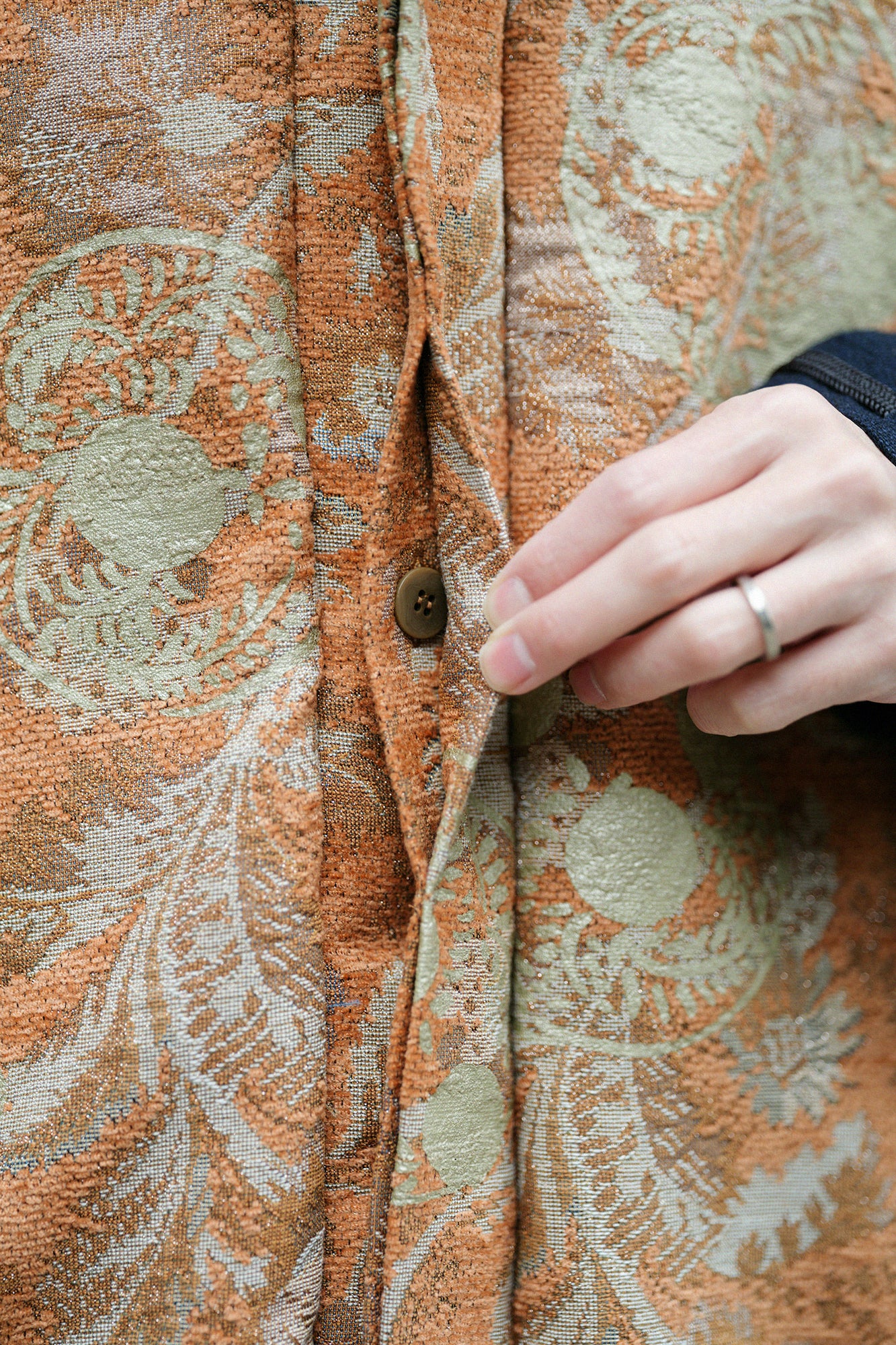 Gobelin Long Jinbaori with Lining / Somon