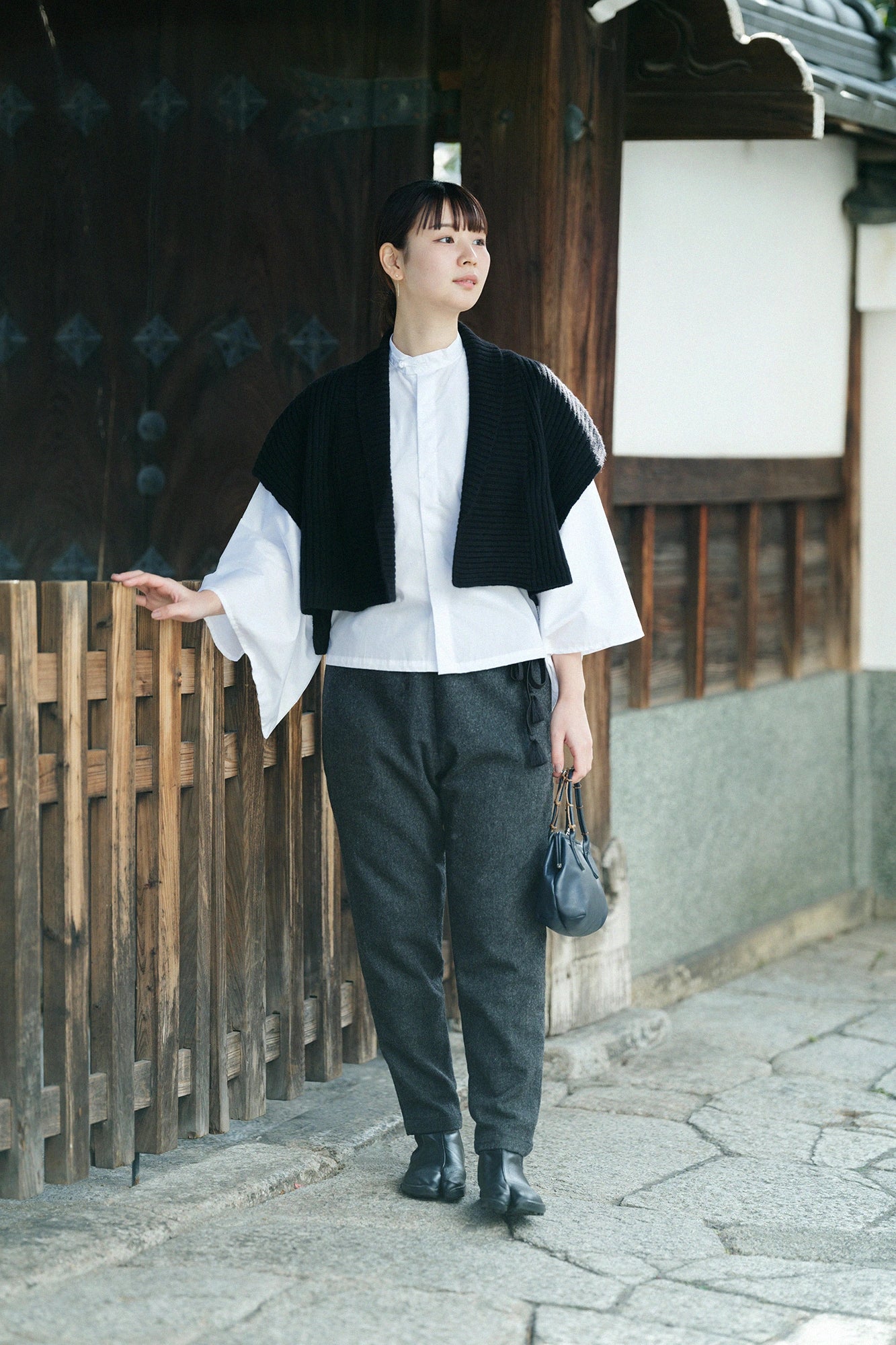 200双ブロード 円領(えんりょう)/つくも