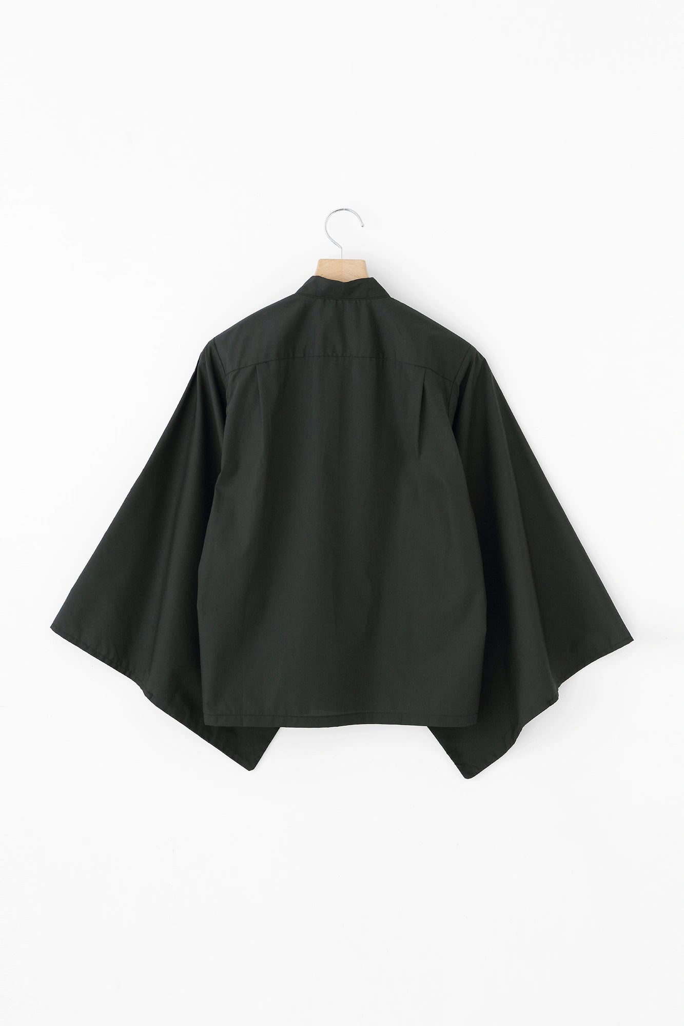 200双ブロード 円領(えんりょう)/濡羽色(ぬればいろ)