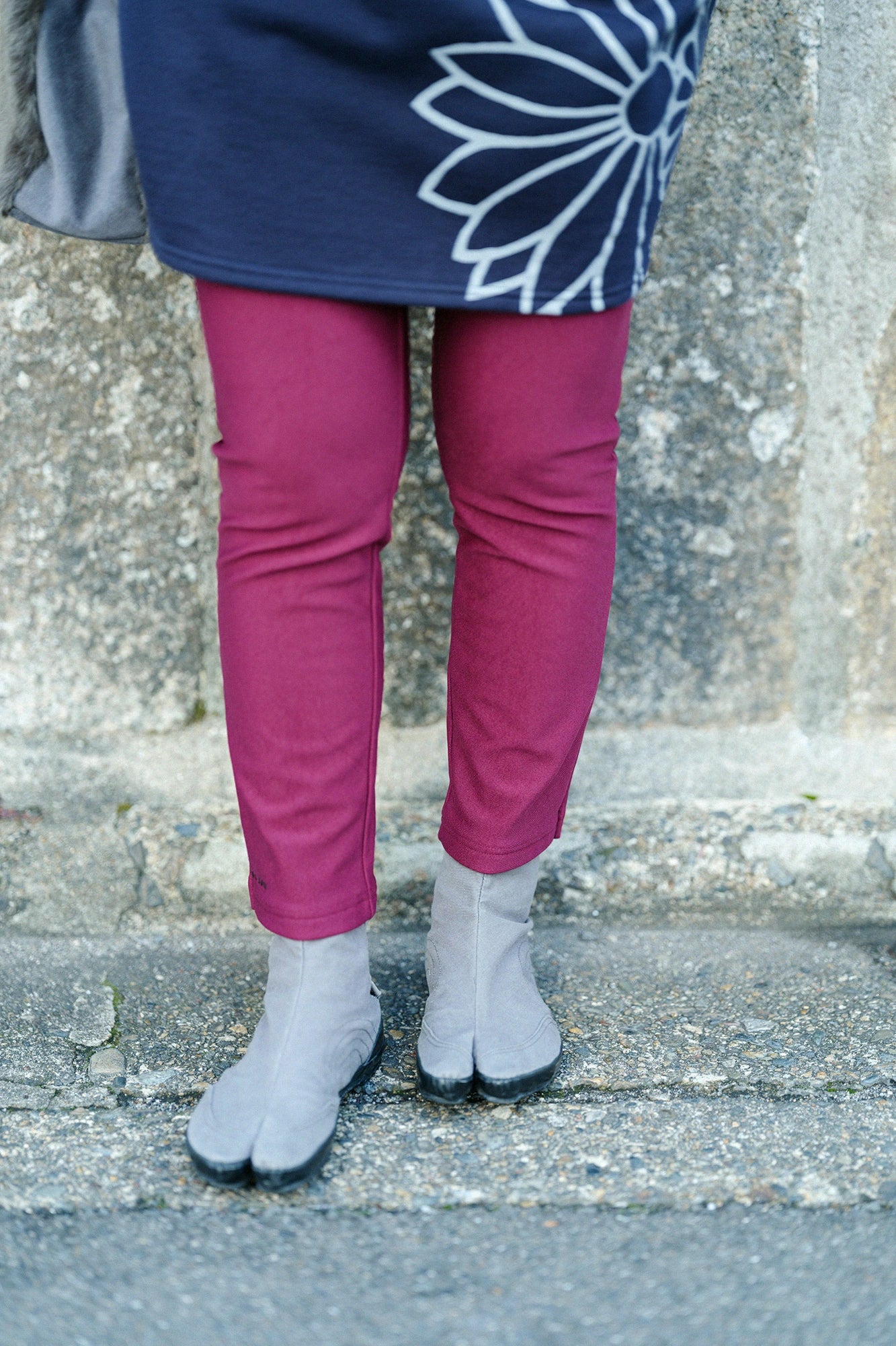 ヒートパフォーマ(R) 細形(ほそなり)えんゆう穿き/紫檀色(したんいろ)