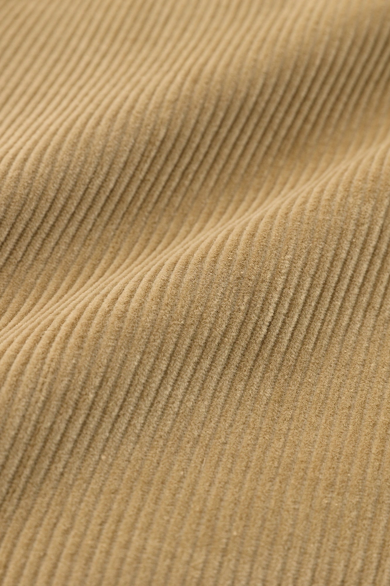 燈芯絨 畝 二褶 闊腿褲 蕾/榛果色