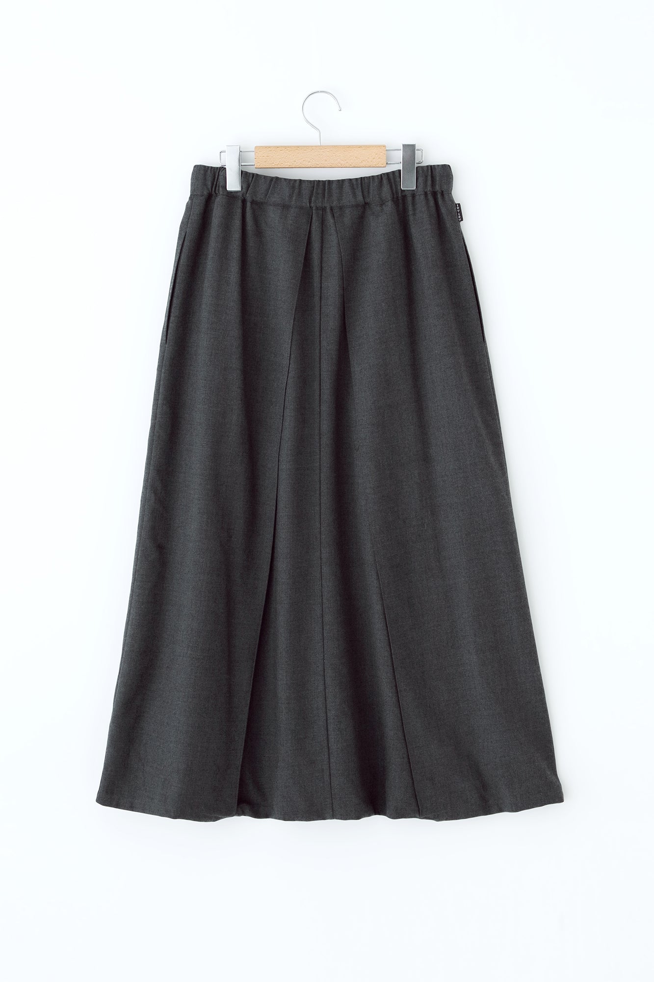 Super 100's Wool Hakama Fuji Pants / Dark Grey
