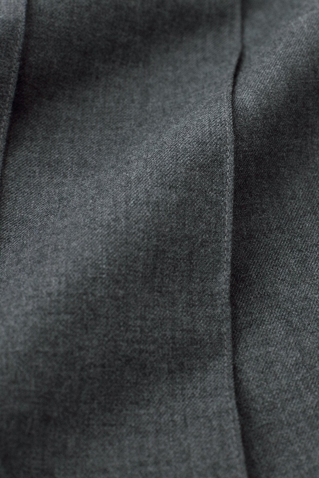 Super 100's Wool Hakama Fuji Pants / Dark Grey