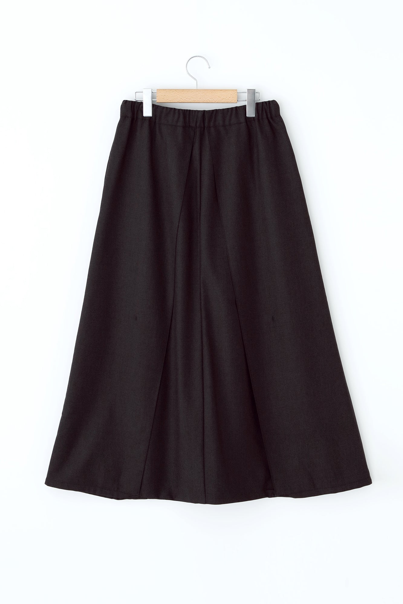 Super 100's Wool Hakama Fuji Pants / Black Oak Color