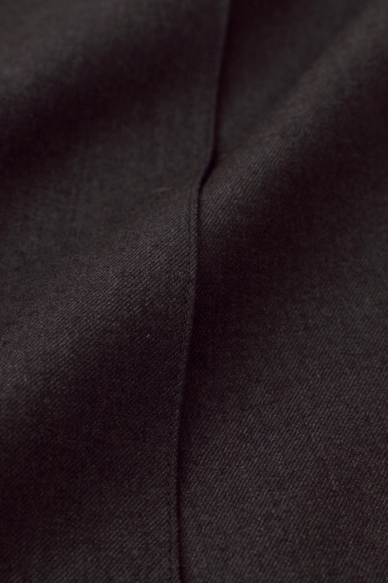 Super 100's Wool Hakama Fuji Pants / Black Oak Color