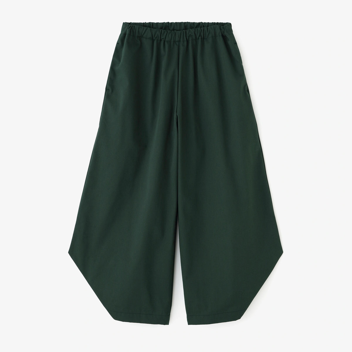 Chino Cloth Wide-legged Pants Odayaka/Dark Green