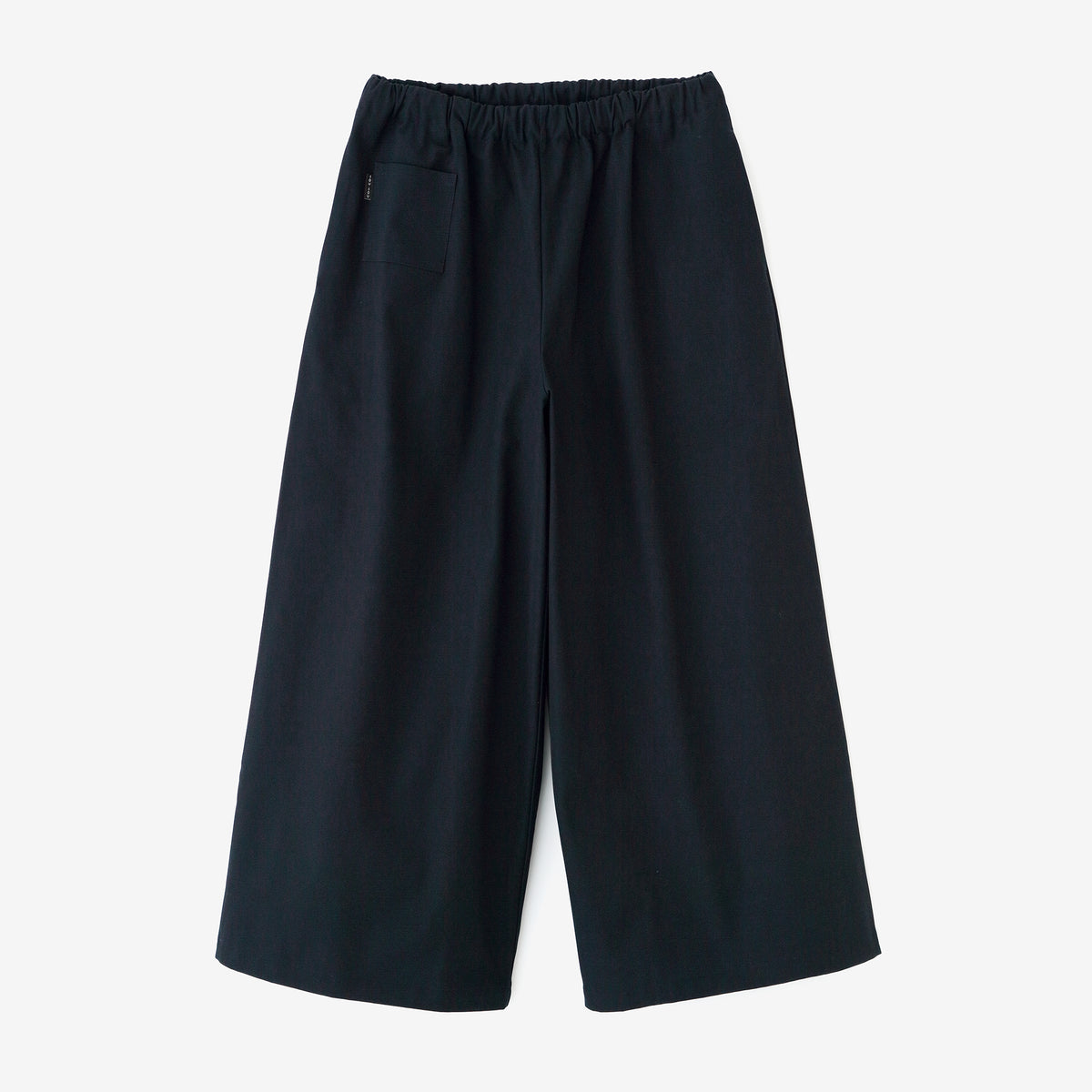 No.11 Canvas Wide-legged Pants/Dark Navy
