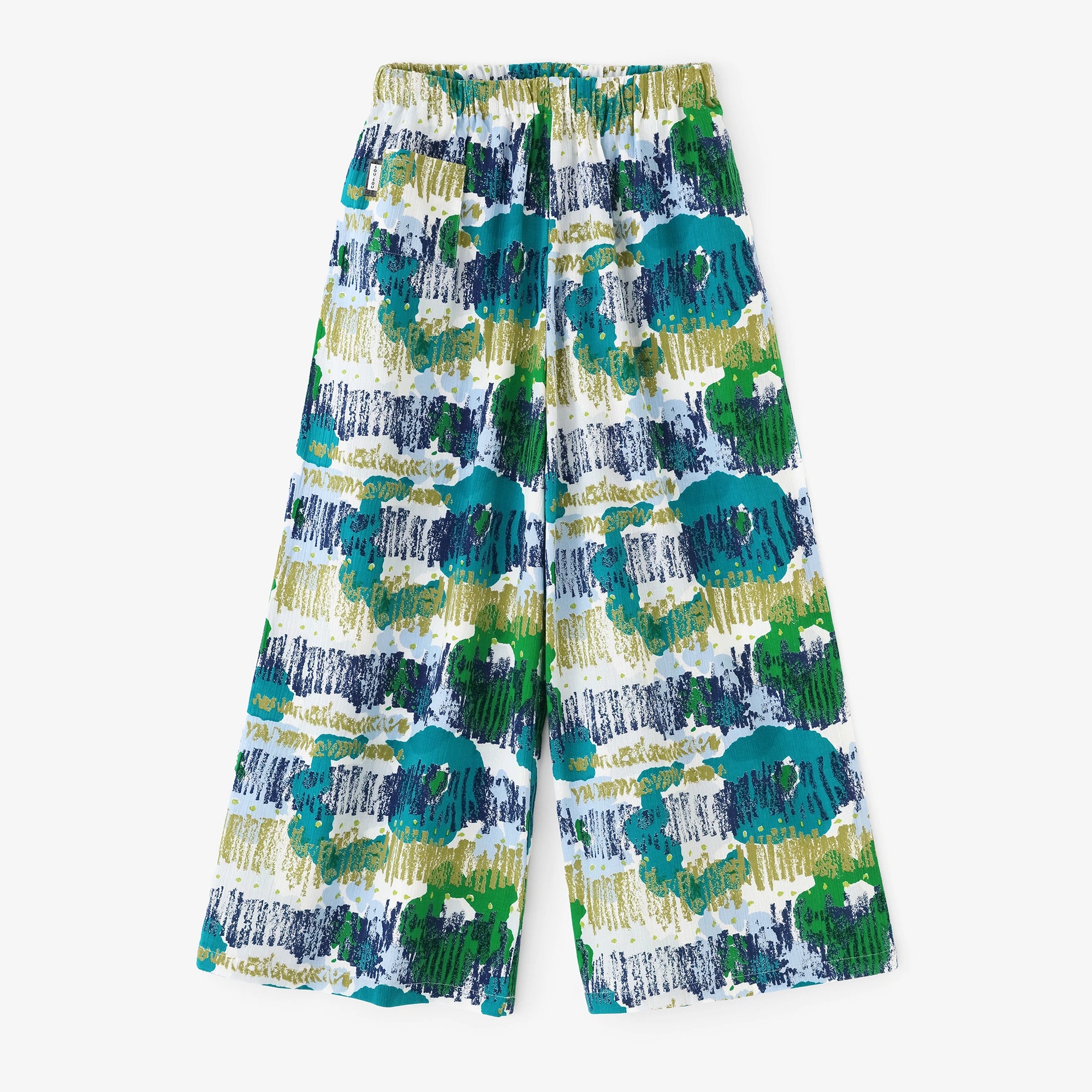pucimimiページ Ships ard. 6/23】Chizimi Cotton 20/20 Wide-legged Pants / Aspiration