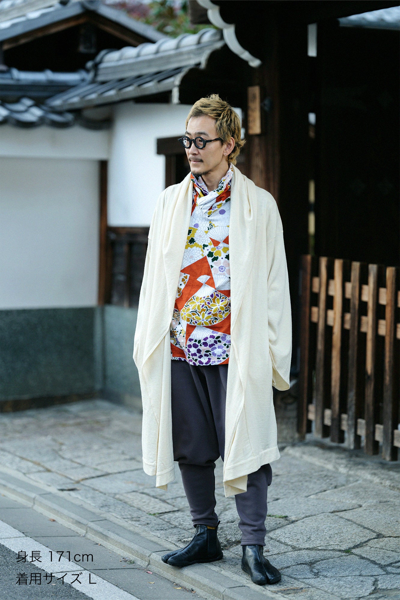 Doppelseitig gebürstetes Ami (Tattsuke) Enyuu wear/Otogi Steel Farbe (Hagane Farbe)