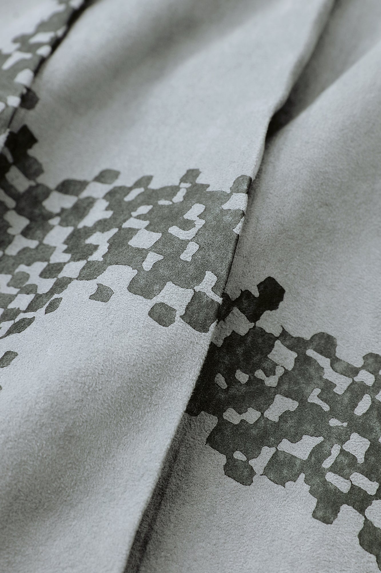 仿麂皮 袴形褲/五花大綁 銀灰色