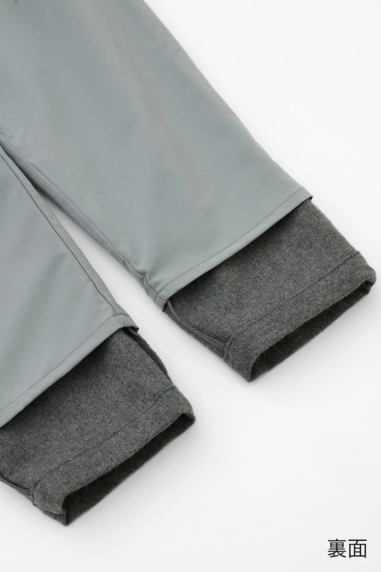 尾州ツイード 雪袴/杢灰(もくはい)