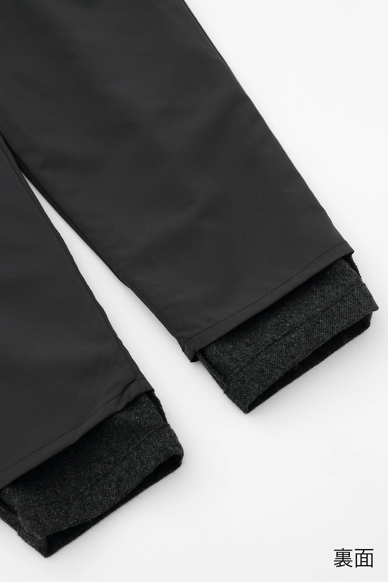 尾州ツイード 雪袴/消炭色(けしずみいろ)