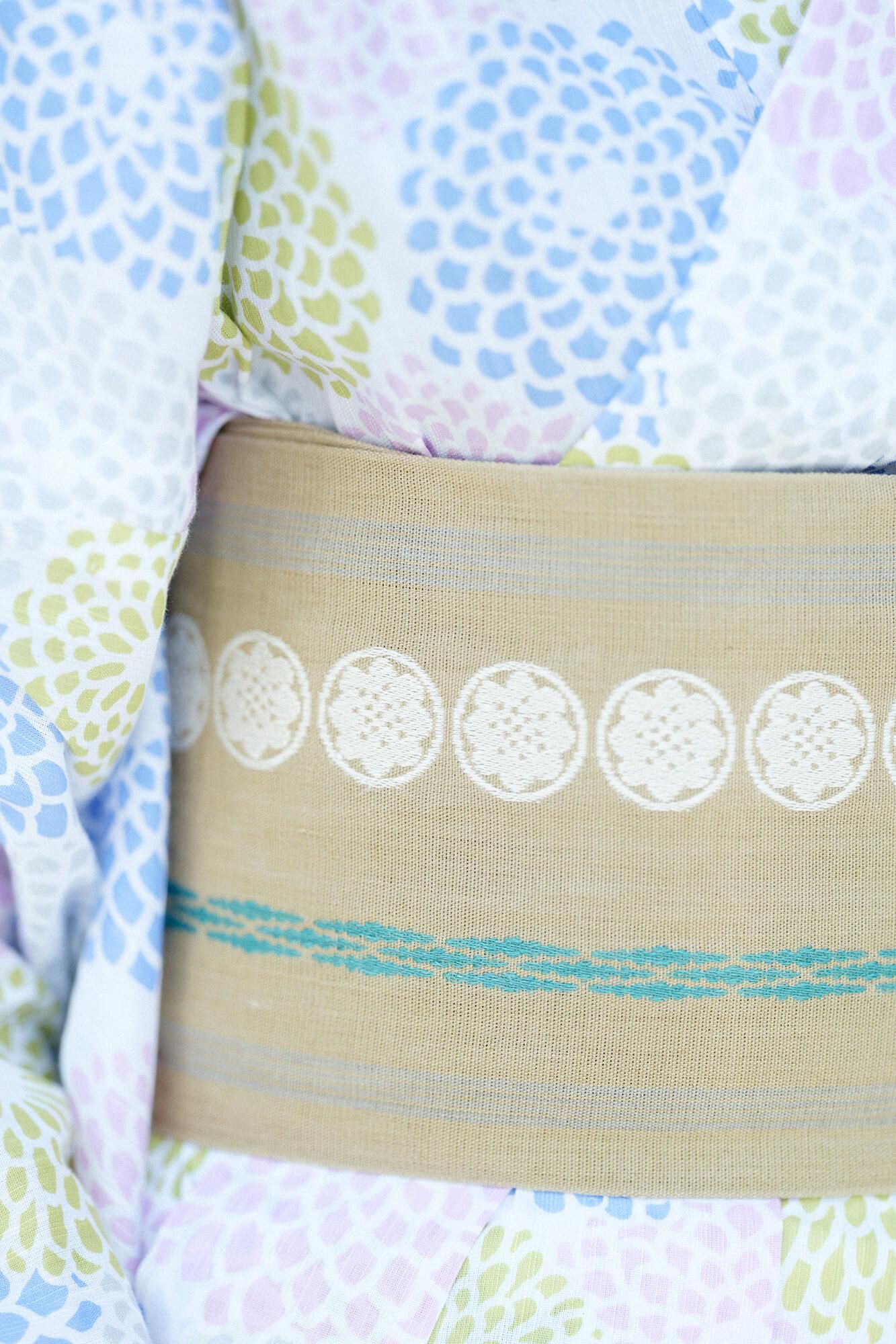 하카타 카라무시 오비/채색