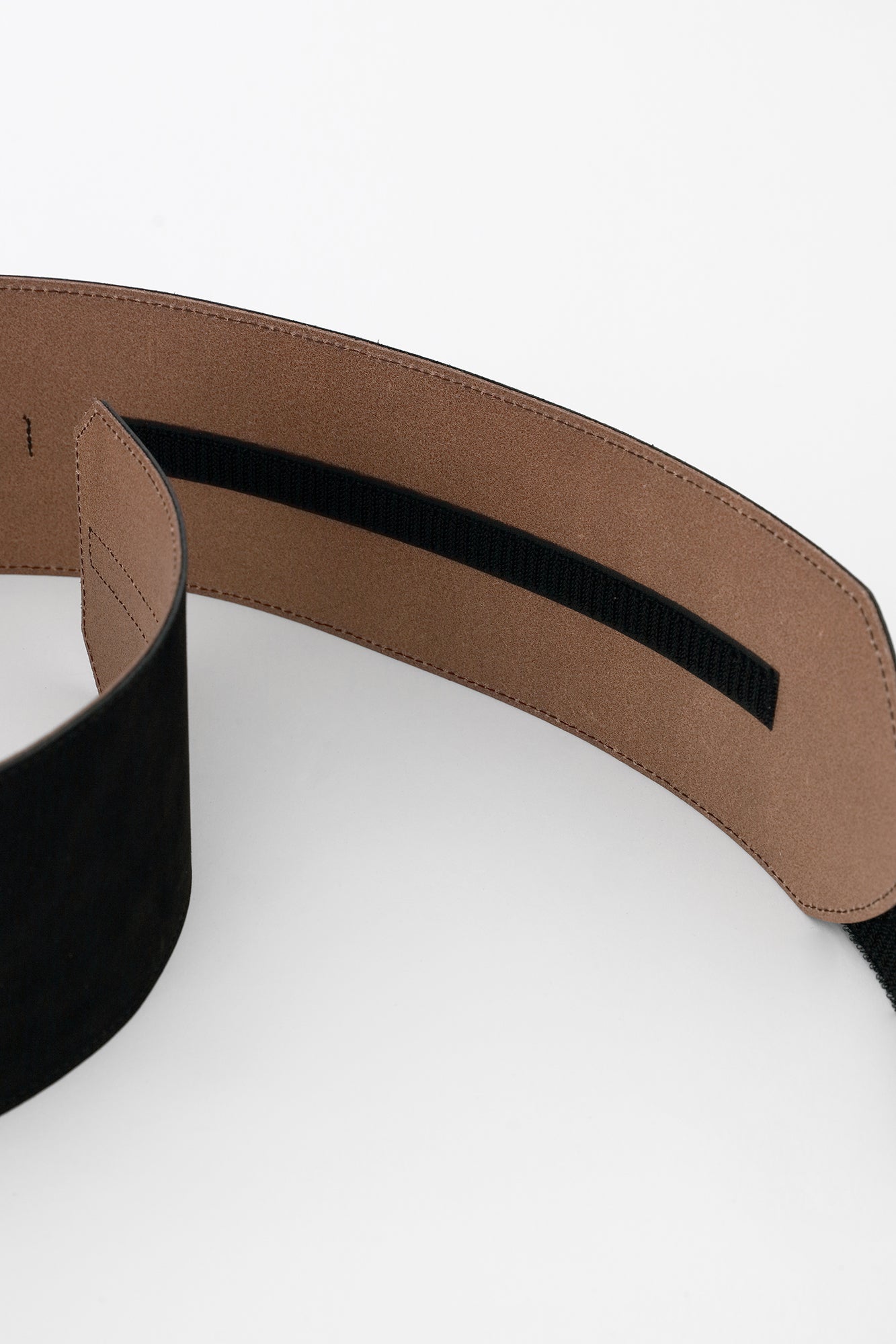 ヌバック 革帯(かくたい) 特大(とくだい)/濡羽色(ぬればいろ)