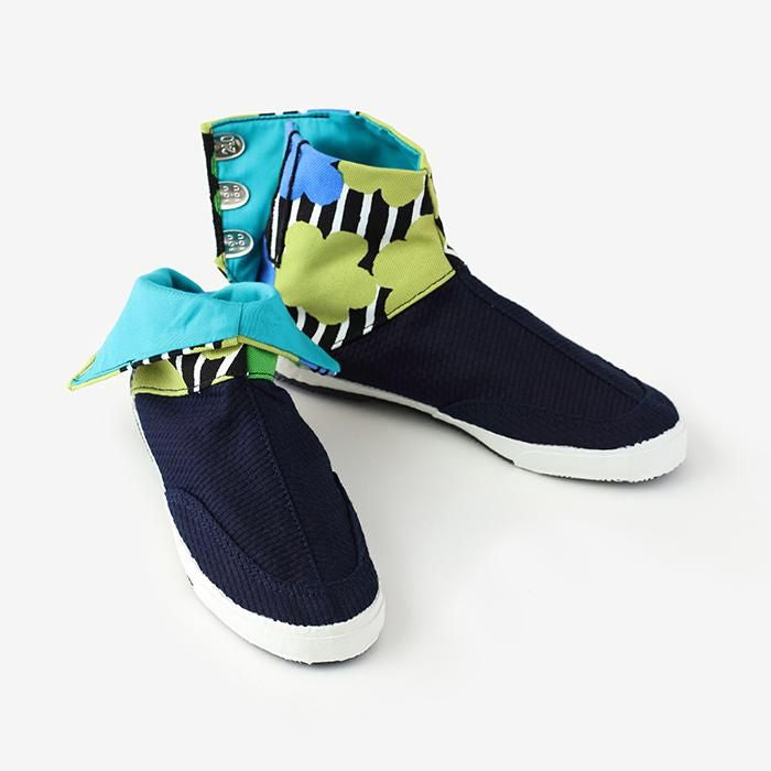 ソウソウ SOU・SOU 大人可愛い布芝空薔薇柄インヒール足袋シューズ 24.0cm♪made in Japan sousou》和柄 かわいい 地下足袋 25 0 下敷き有り｜Yahoo!フリマ（旧PayPay