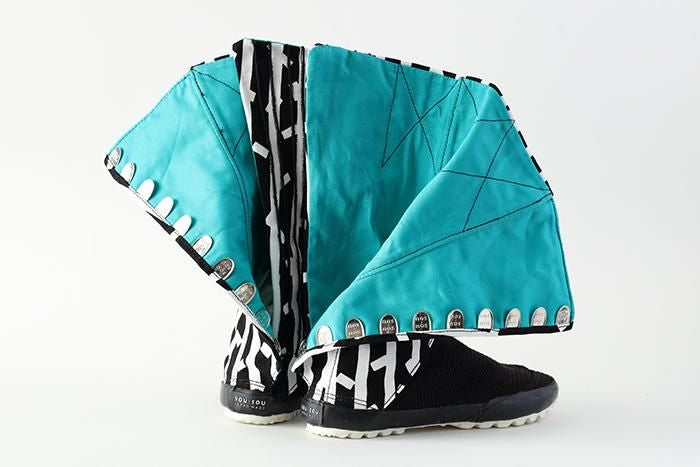 【net限定20%OFF】貼付棟梁地下足袋 10枚小鉤/紙吹雪×さしこ 濡羽色2