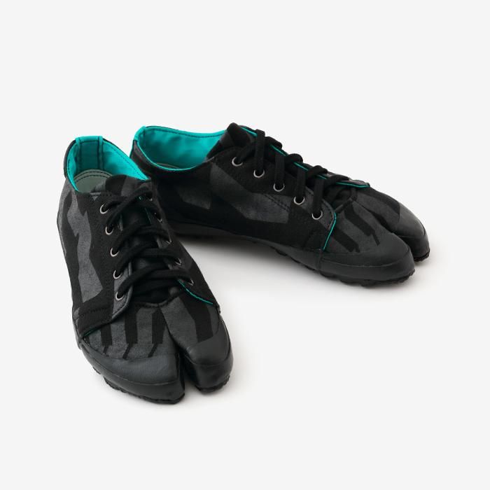 分趾足袋運動鞋 漸段/黑色×漆黒2