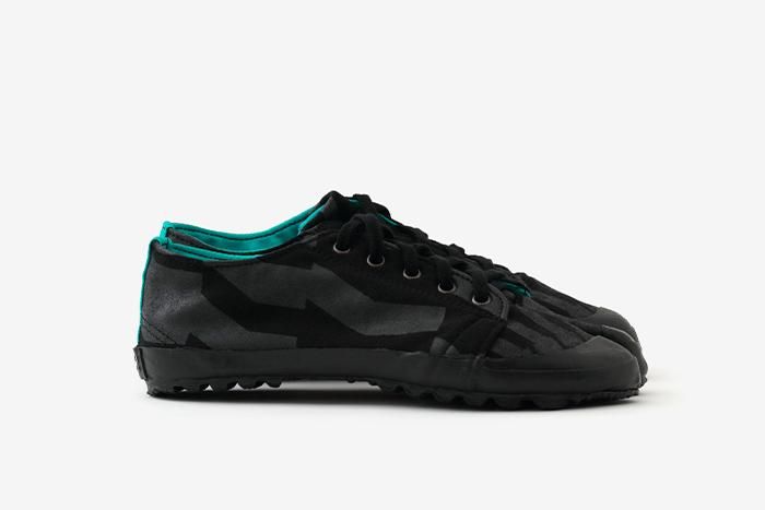 分趾足袋運動鞋 漸段/黑色×漆黒2