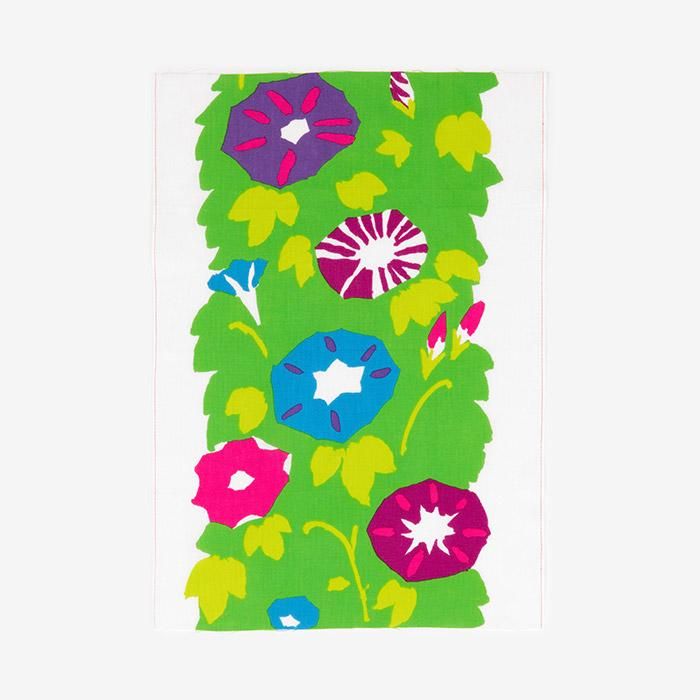 伊勢木綿 textile手ぬぐい(ひめ丈)/夏の朝(なつのあさ)