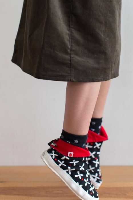 ● Split Toe Tabi Shoes for Kids / Suzushiroso Black 2